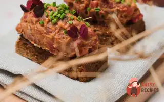 Тартар Із Яловичини З Паштетом Із Червоної Квасолі