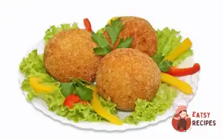 Картопляні Крокети З М'яСом У Омлеті, Парові.