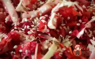 Салат З Молодої Капусти Та Буряків З Селери