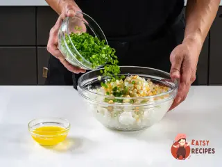 Крок 5: Пиріжки з рисом і яйцем
