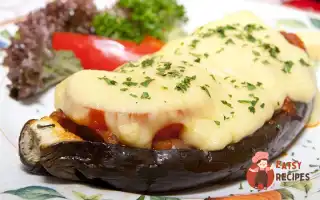 Запечені Баклажани З Помідорами Та Сиром