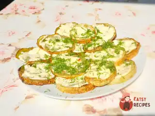 Кабачки з майонезом і часником