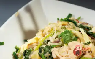 Курка З Солодким Рисом Та Шпинатом