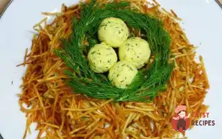 Картопляна Закуска З Куркою Та Яйцями