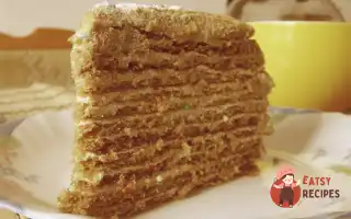 Медовий Торт З Вершковим Кремом