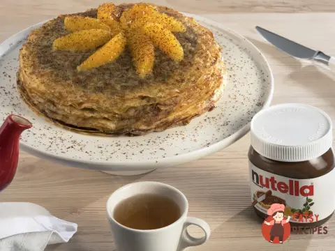 Французький млинець з Nutella® і апельсиновою цедрою