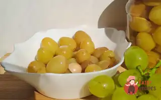 Маринований Виноград З Базиліком Та Часником