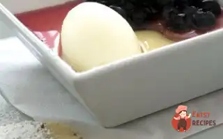 Лимонний Шербет Із Ягідним Компотом