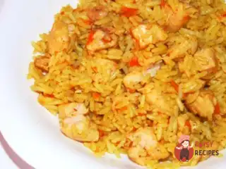 Курячий узбецький плов із зірою та коріандром