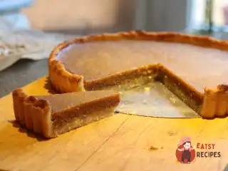 Відкритий тарт з гарбузом та корицею