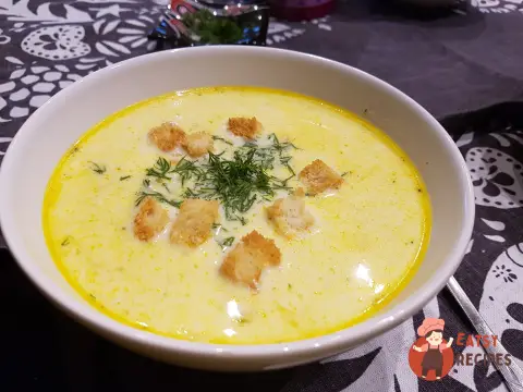 Сирний суп по-французьки з куркою