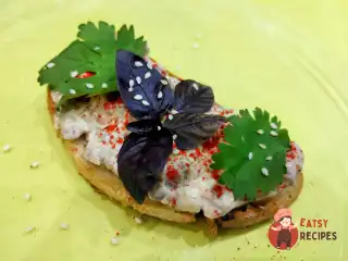 Брускетта з баклажаном