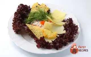 Салат Із Сьомги З Овочами Та Сиром