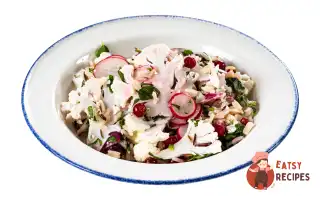 Салат із дикого рису з цвітною капустою