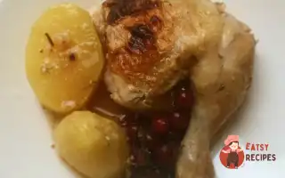 Запечена Курка З Журавлиною Та Кропом