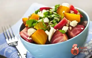 Закуска З Буряка З Карамелізованою Цибулею Та Фетою