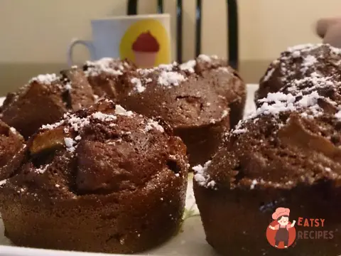 Яблучні кекси з лляним борошном
