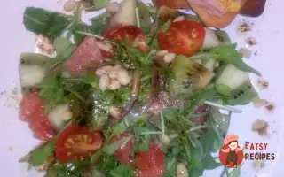 Салат Із Сьомгою, Ківі Та Кедровими Горішками