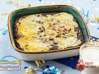 Мармуровий брауні з сиром