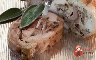 Галантин Із Цесарки З Печінкою Та Грибами
