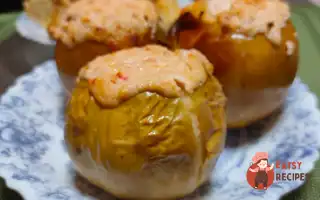 Печені Яблука З Сиром