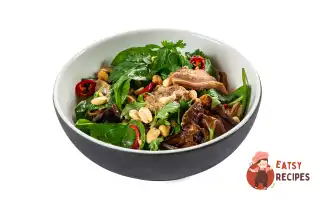 Салат із запеченою свининою