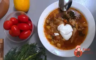Щи На Свинячих Реберцях