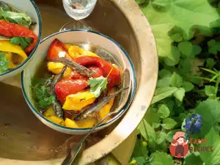 Банья-кауда з овочами