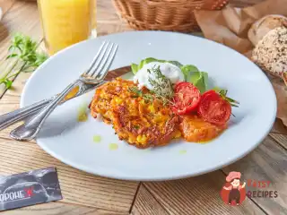 Драник з яйцем пашот