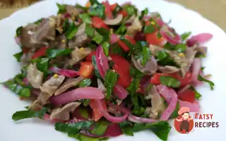 Салат З Курячими Шлуночками Та Травами