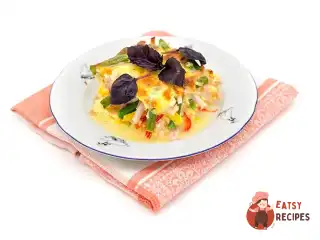 Фріттата з шинкою і солодким перцем