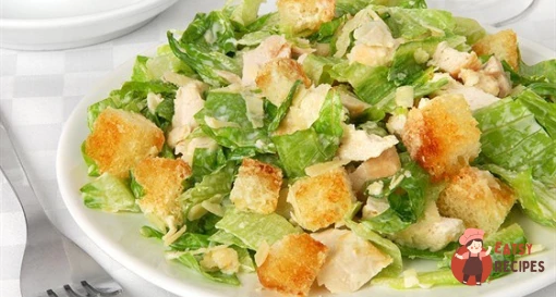 Салат "Цезар" з готовим соусом