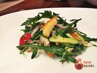 Пряна рукола з камчатським крабом
