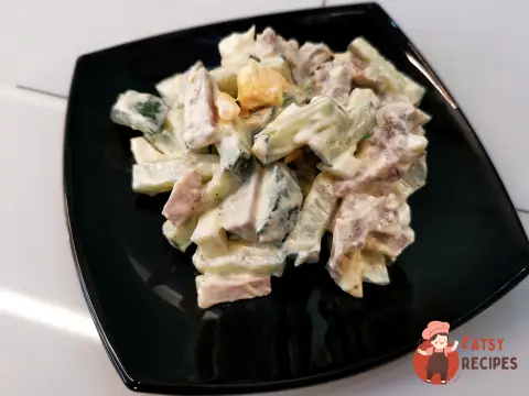 Салат з яловичої мови