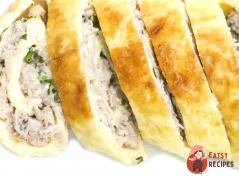 Рулет з лаваша з куркою та сиром