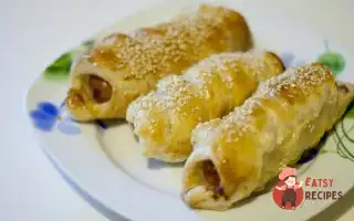 Сосиски В Листковому Тесті З Кунжутом
