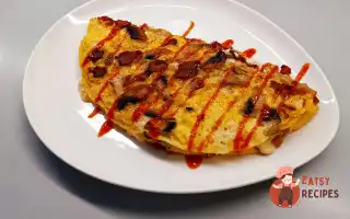 Омлет з грибами