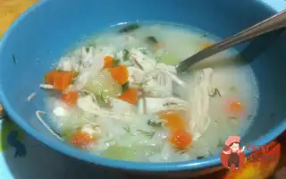 Курячий Суп З Диким Рисом Та Плавленим Сиром