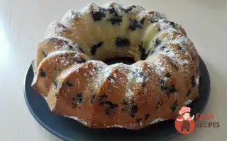Кекс З Чорницею