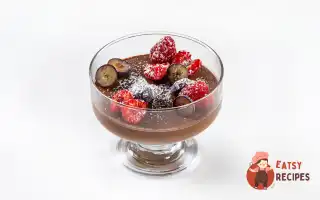 Пісочна шоколадна панакота