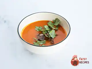 Холодний томатний суп із запеченим перцем