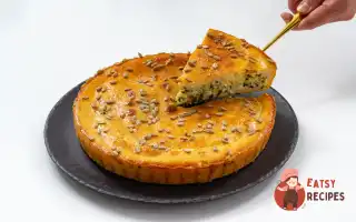 Заливний Пиріг З Яйцем І Зеленою Цибулею