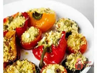 Фаршировані перці, помідори та гриби