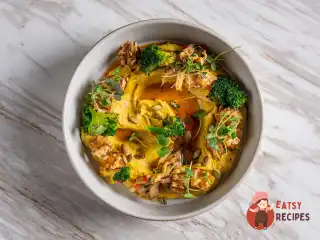 Хумус з гарбуза з гливи і брокколі