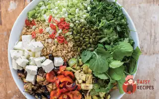 Каїрський Салат З Перловкою Та Овочами-Гриль.