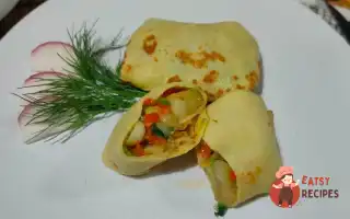 Овочева начинка для млинців