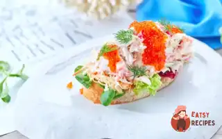 Брускетта З М'яСом Камчатського Краба