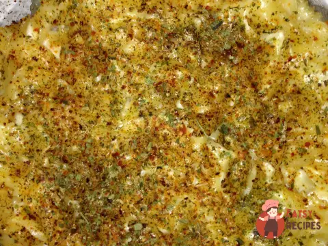 Вегетаріанські макарони із сирним соусом