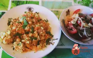 Плов З Куркою, Нутом Та Родзинками