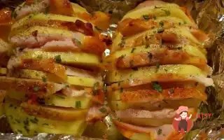 Печена Картопля-Гармошка З Беконом